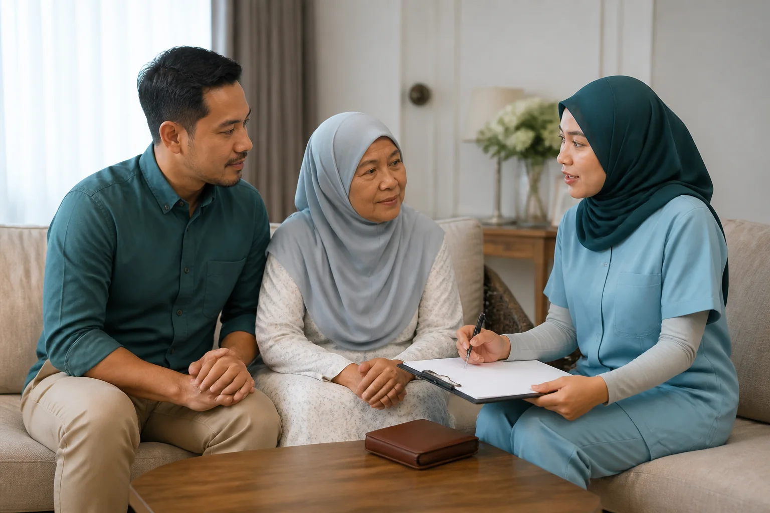 Keluarga Melayu Malaysia merancang penilaian segera untuk masalah pergigian dengan tenang